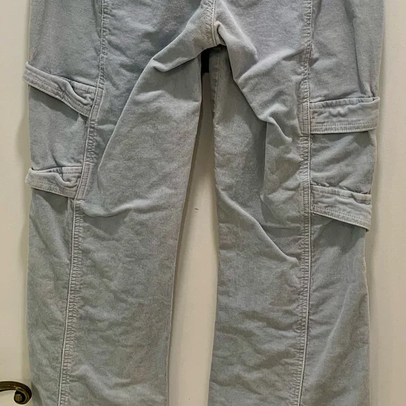 4/$15 PacSun Light Blue Flare Cargo Jeans - Picture 7 of 8